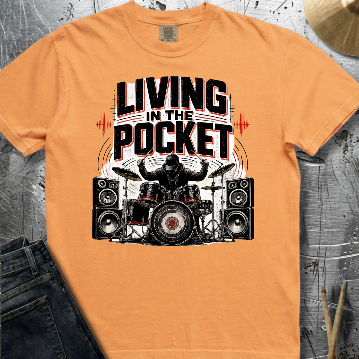 Living in pocket (hip hop) - Premium Tee