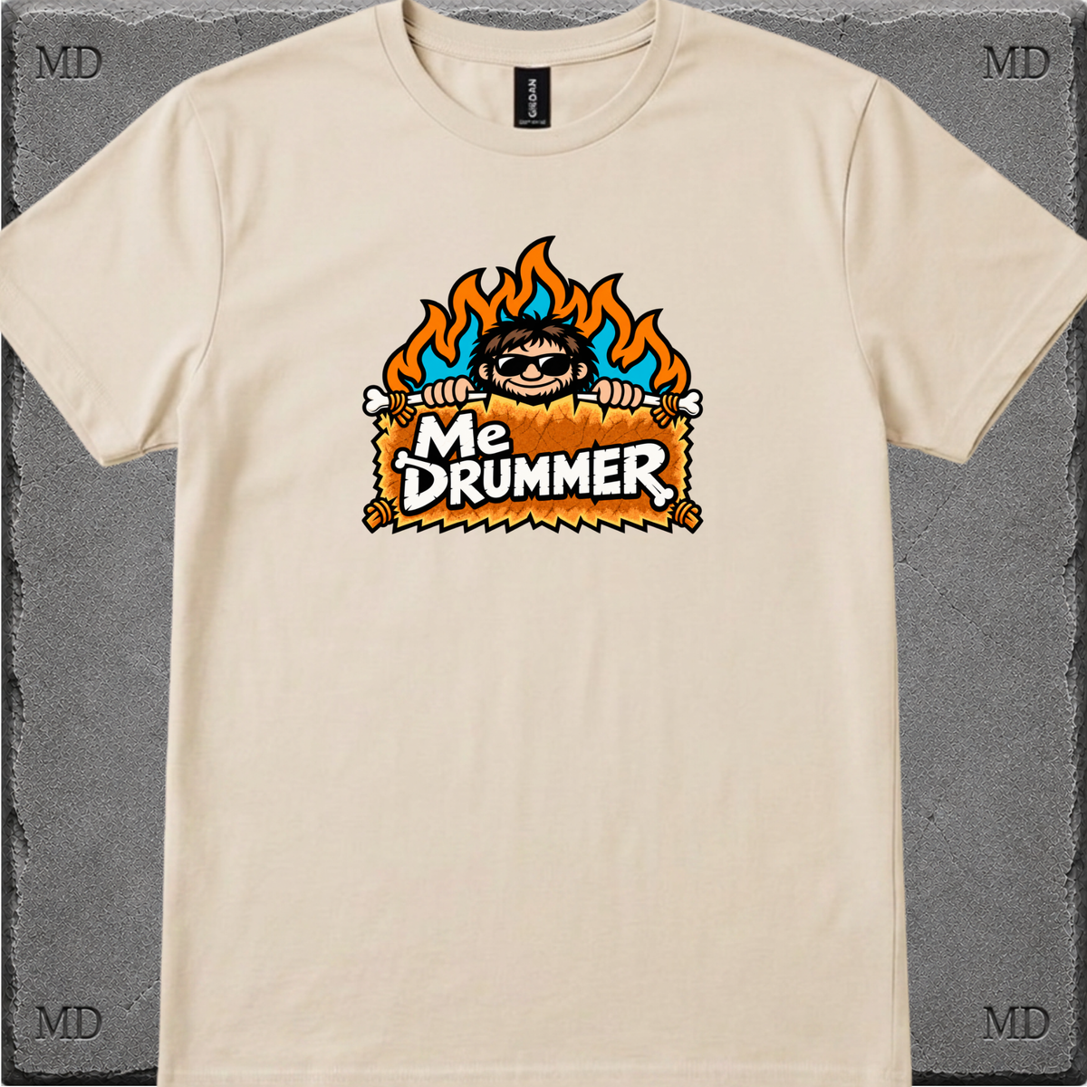 Me Drummer logo - Quality Tee