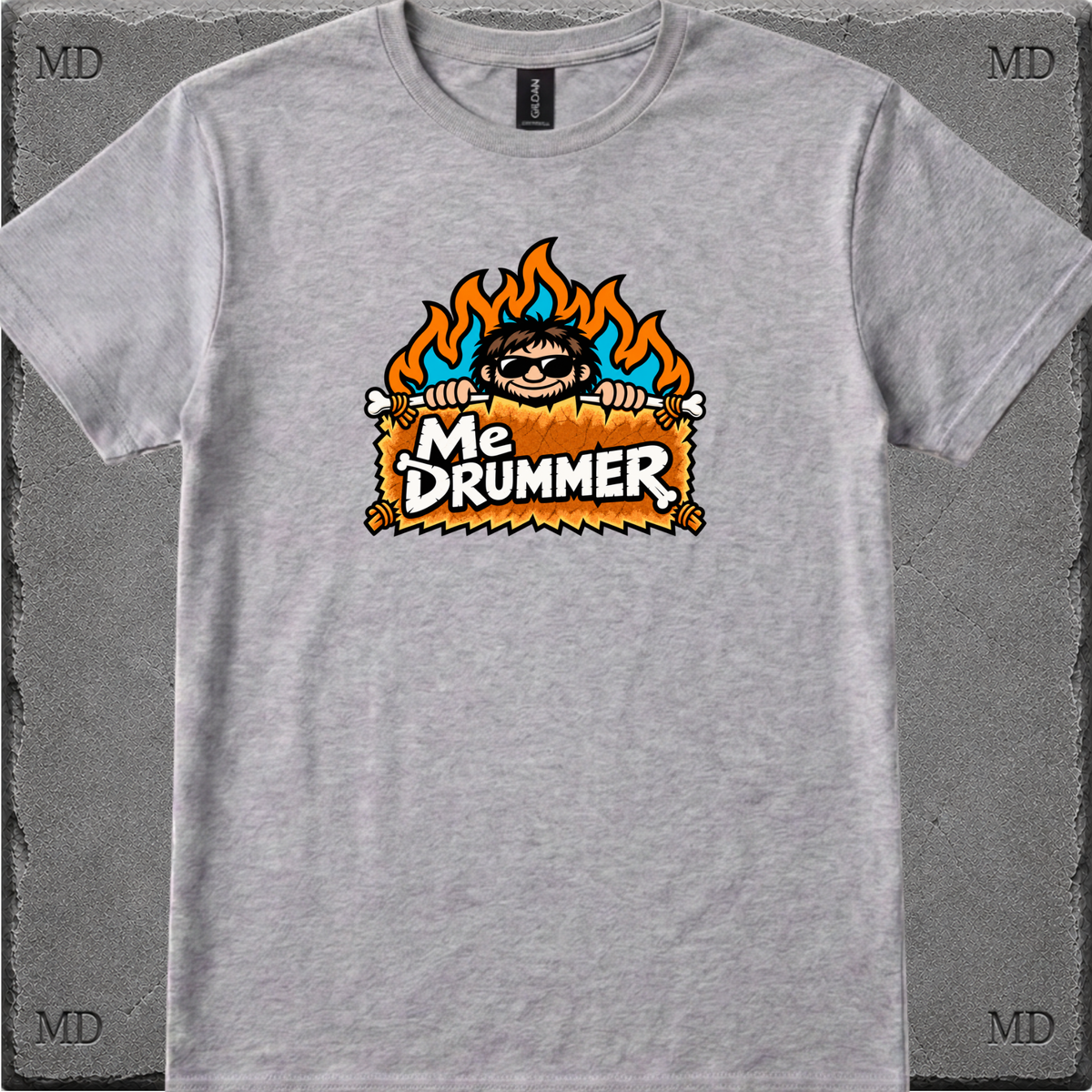 Me Drummer logo - Quality Tee