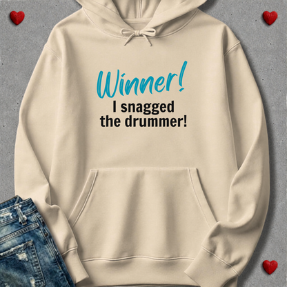 Winner, I snagged the drummer - Hoodie