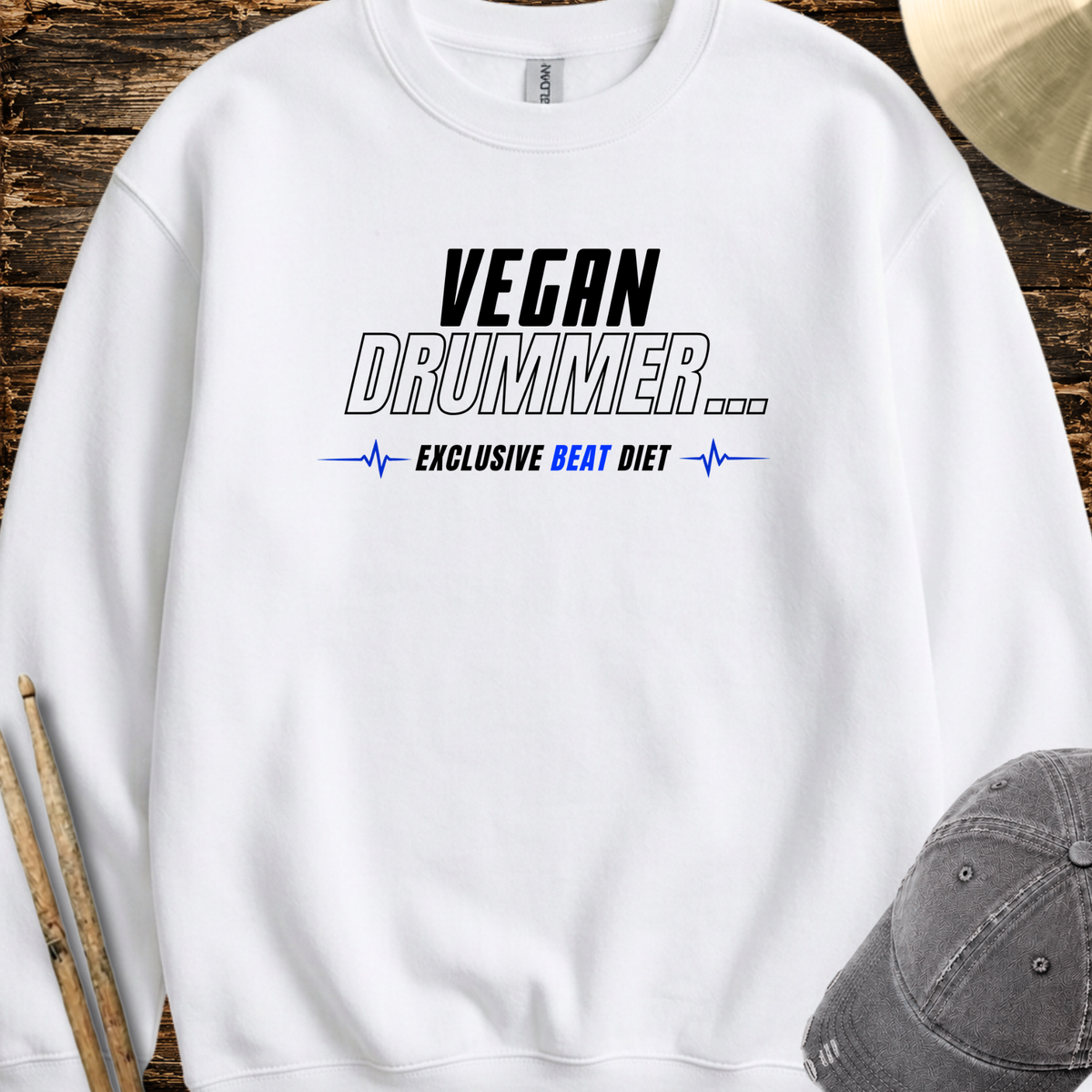 Vegan drummer (version 2) - Sweatshirt