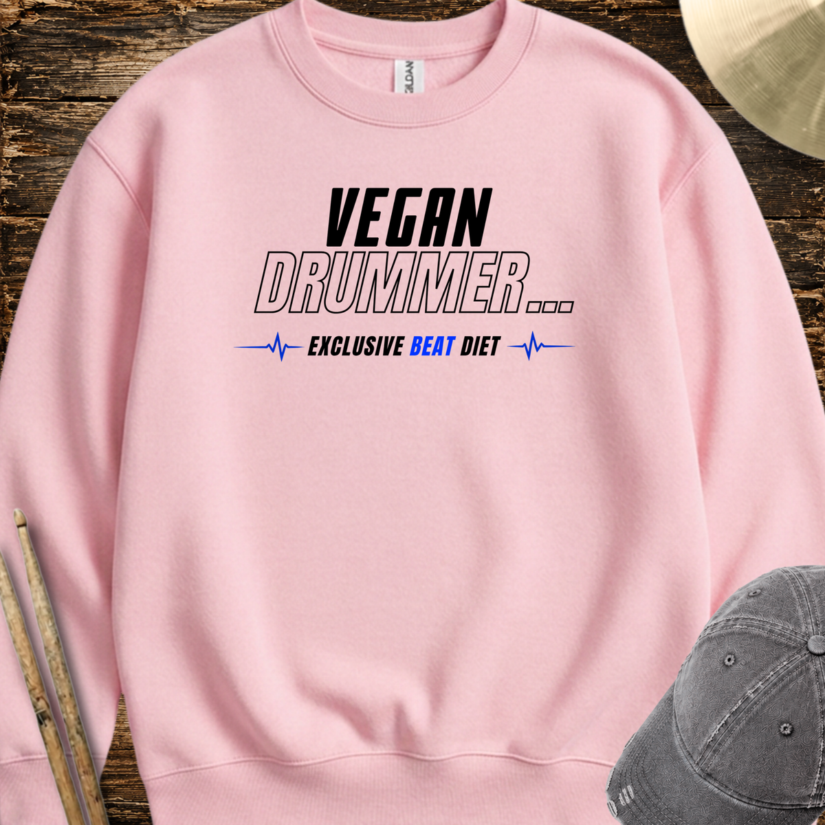 Vegan drummer (version 2) - Sweatshirt