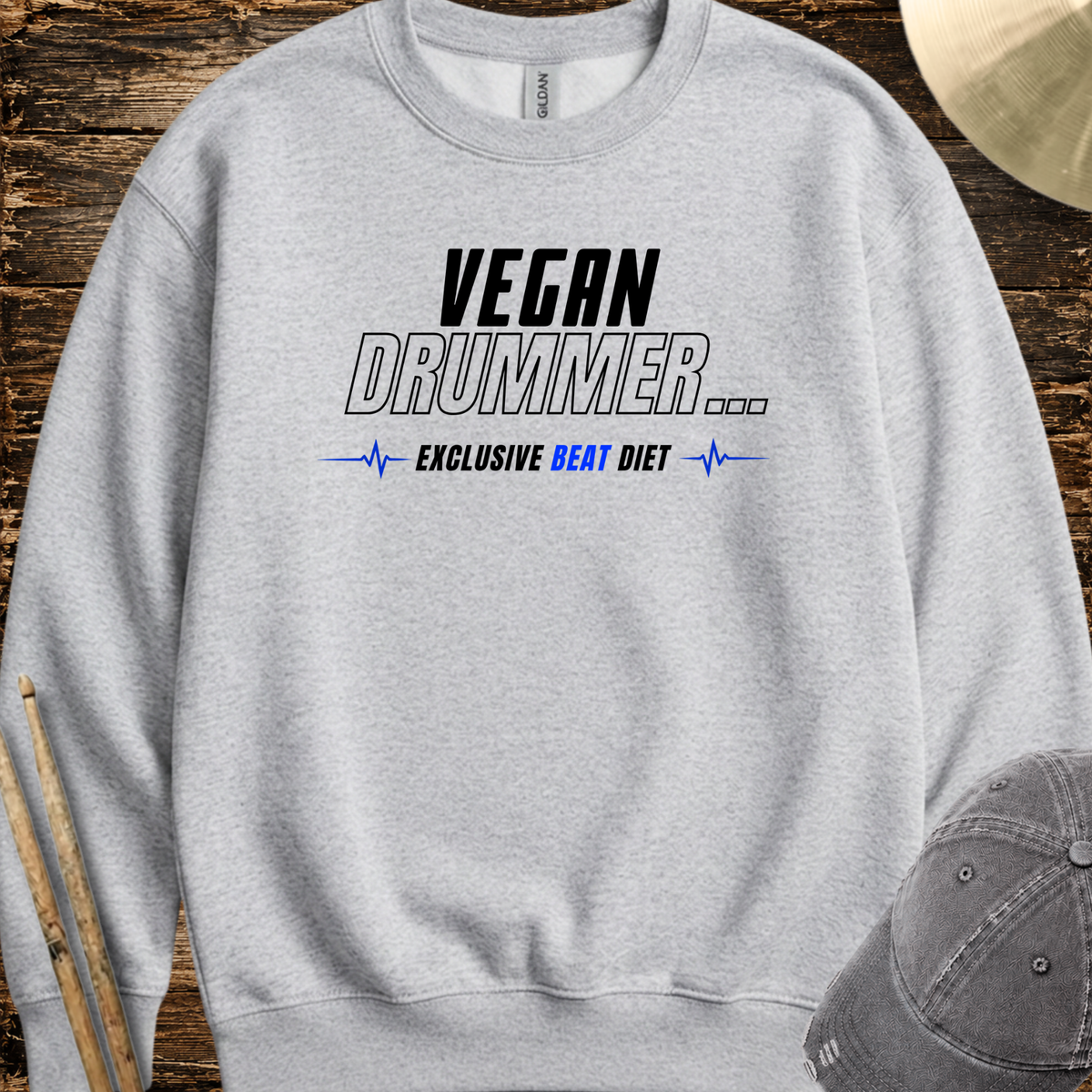 Vegan drummer (version 2) - Sweatshirt