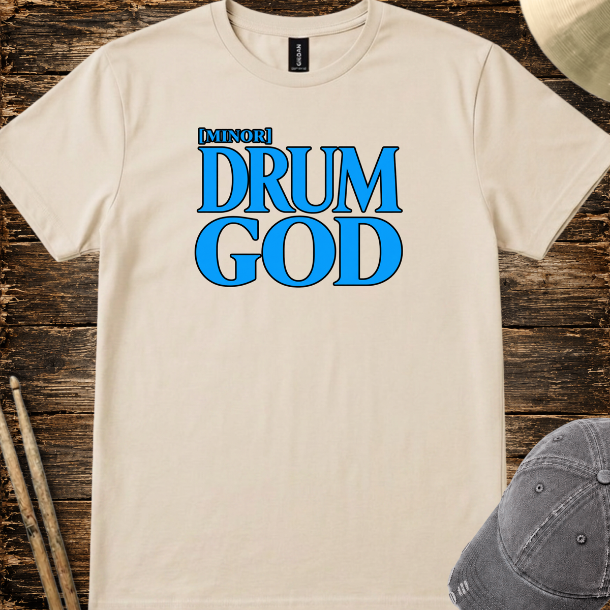 Minor drum god - Quality Tee