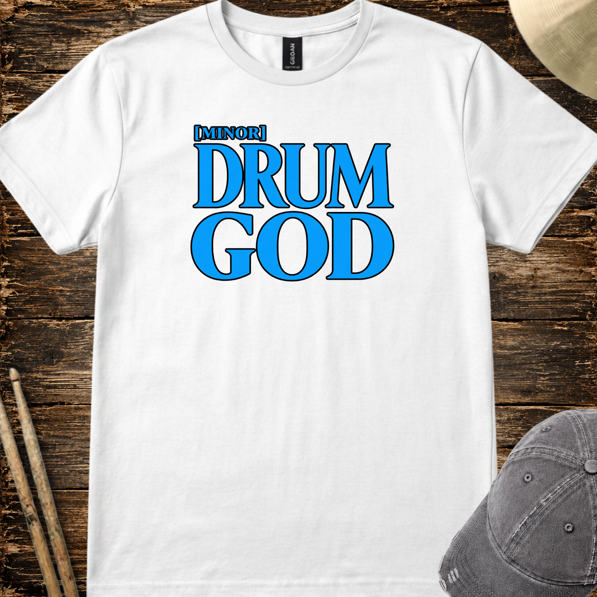Minor drum god - Quality Tee