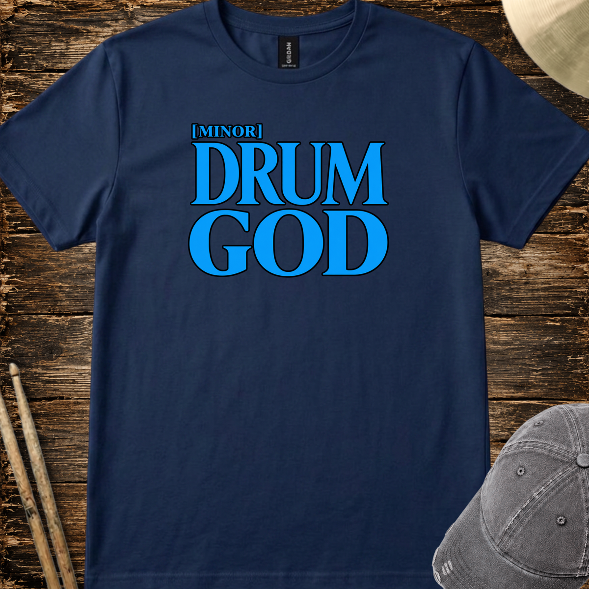 Minor drum god - Quality Tee