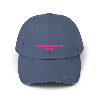 Drummer AF - Hat (distressed - magenta)