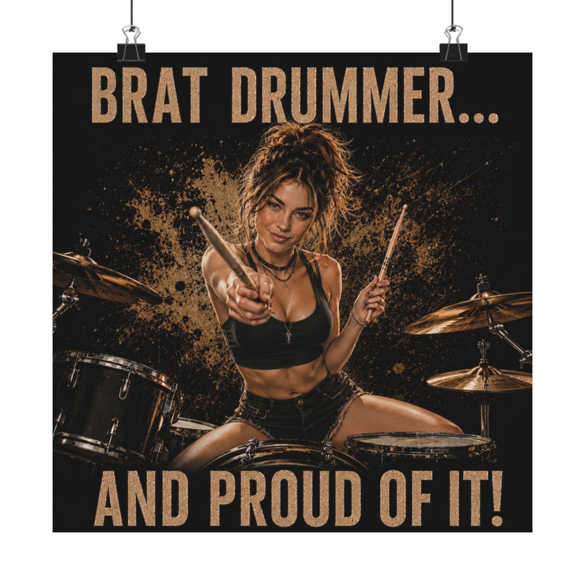Brat drummer - Poster
