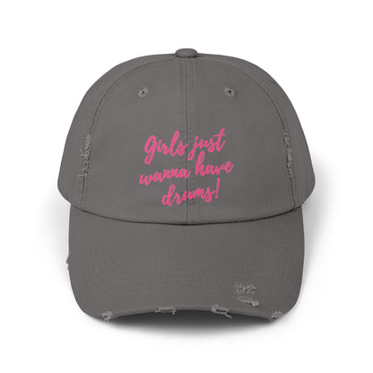 Girls just wanna have drums - Hat (distressed)