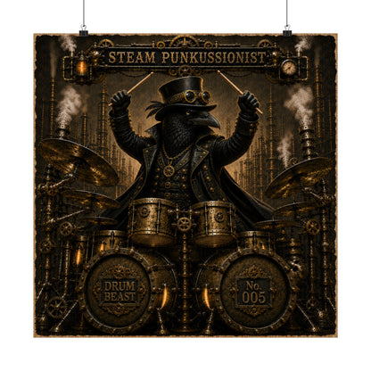 Steam Punkussionist (Raven) - Poster