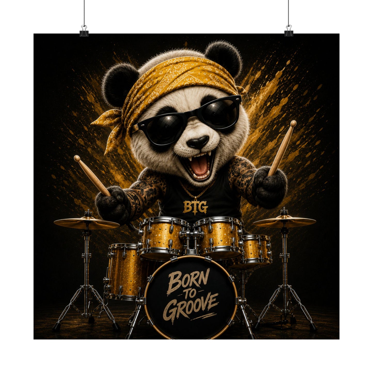 Born to Groove (Panda) - Poster