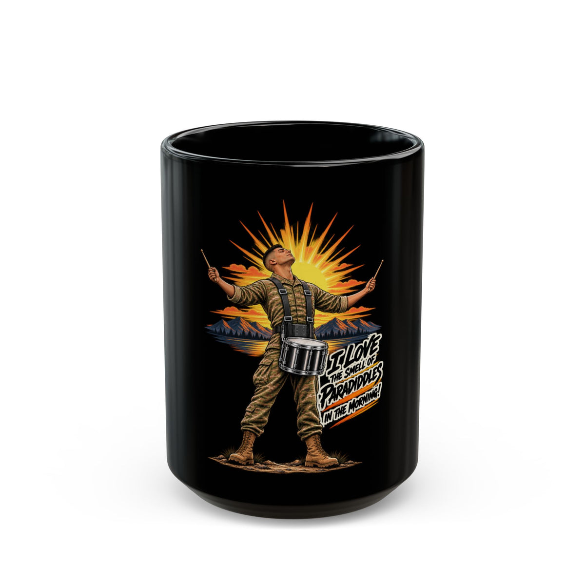 I love the smell of paradiddles - Mug
