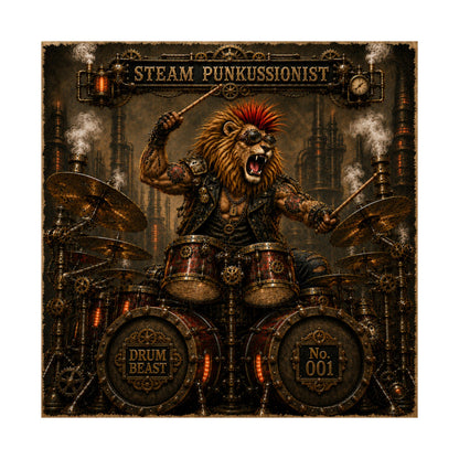 Steam Punkussionist (Lion) - Poster
