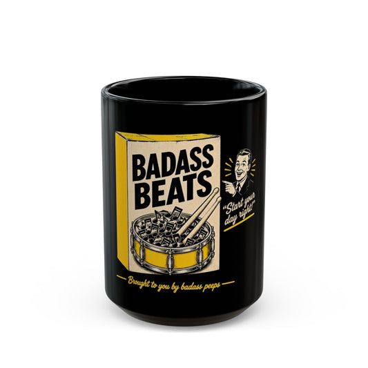 Badass beats (yellow) - Mug