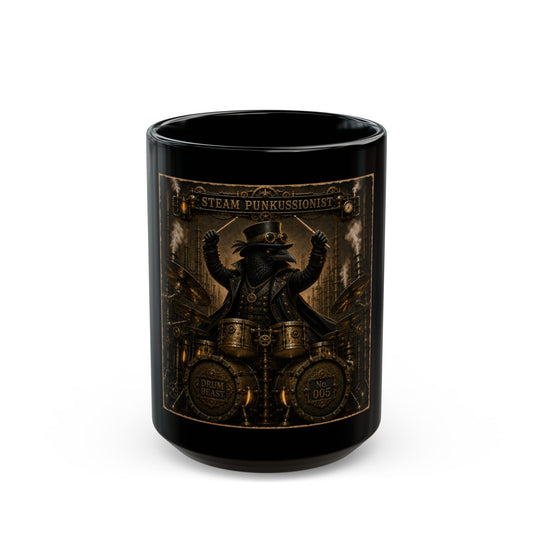 Steam punkussionist (raven) - Mug