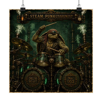 Steam Punkussionist (Tortoise) - Poster