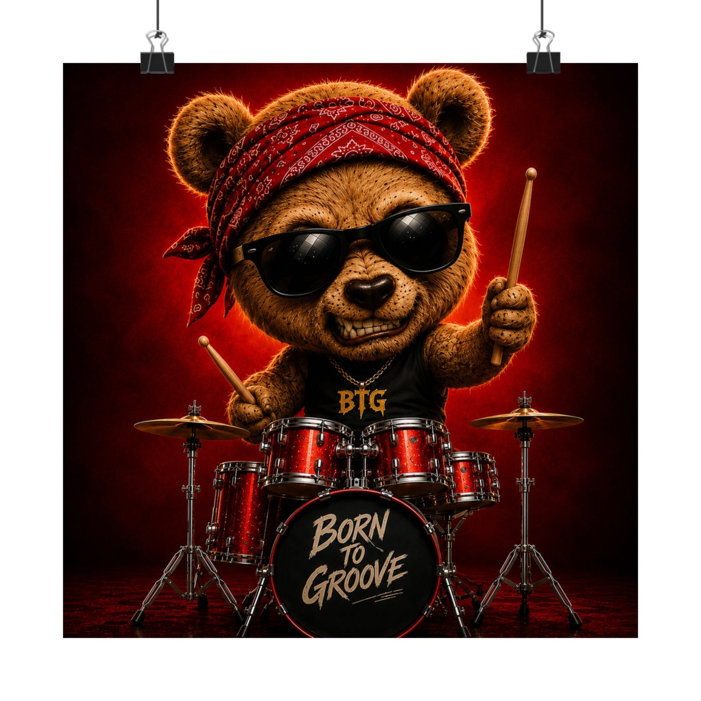 Born to Groove (Bear) - Poster
