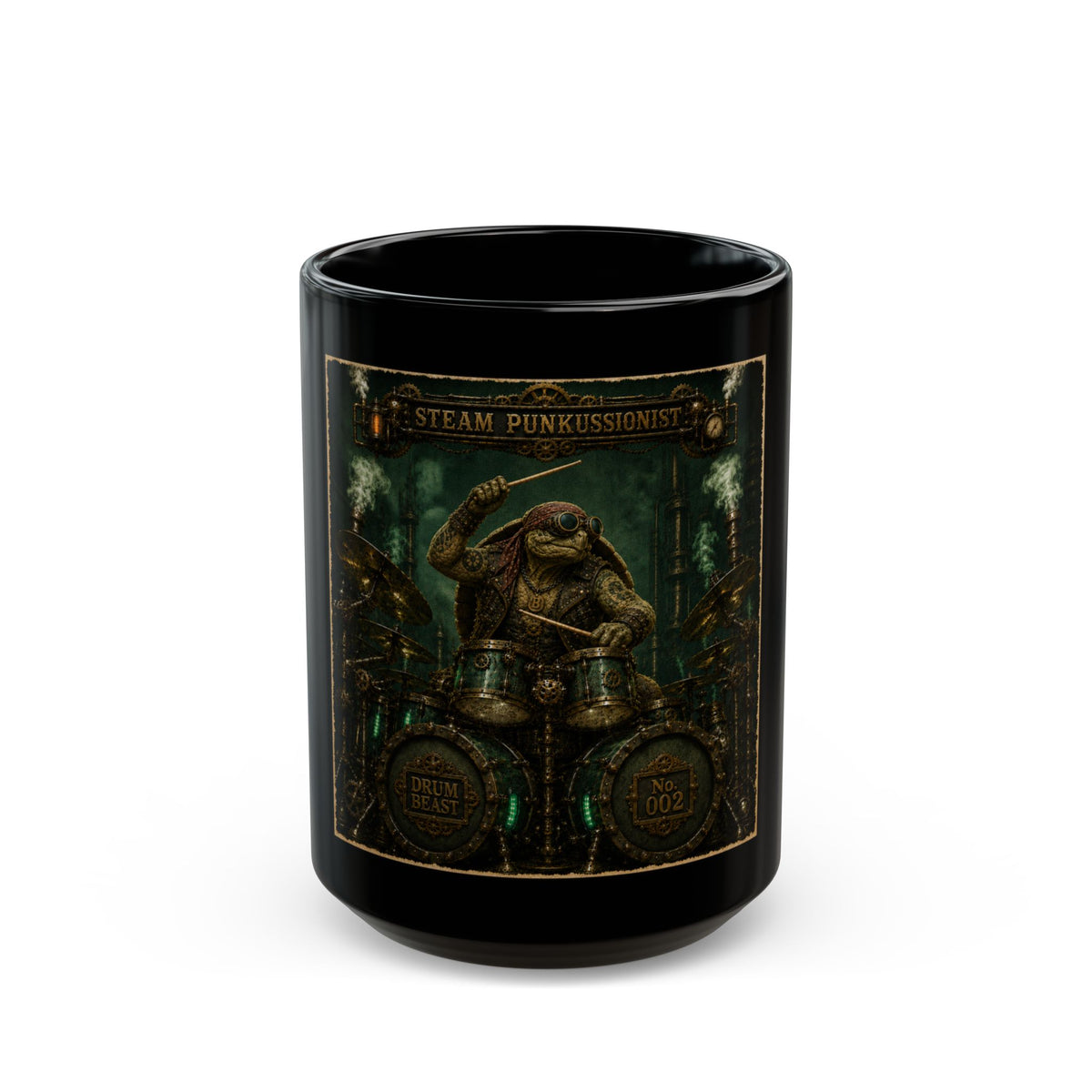 Steam punkussionist (tortoise) - Mug