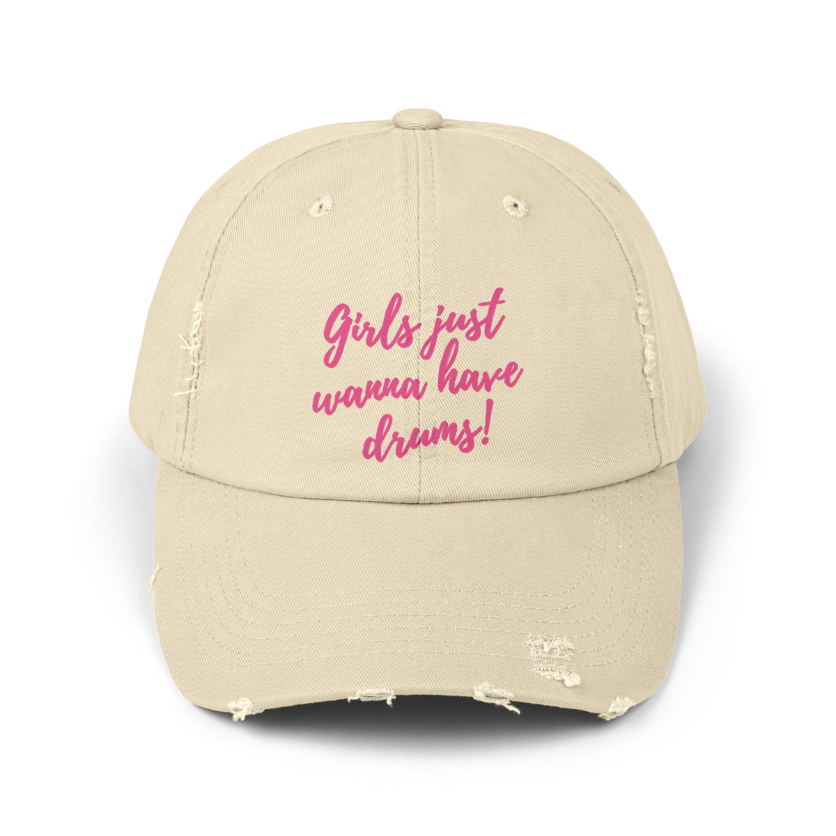 Girls just wanna have drums - Hat (distressed)