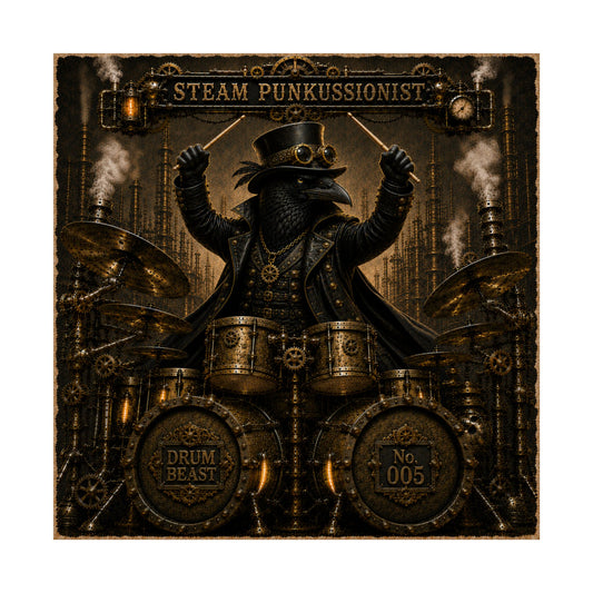 Steam Punkussionist (Raven) - Poster