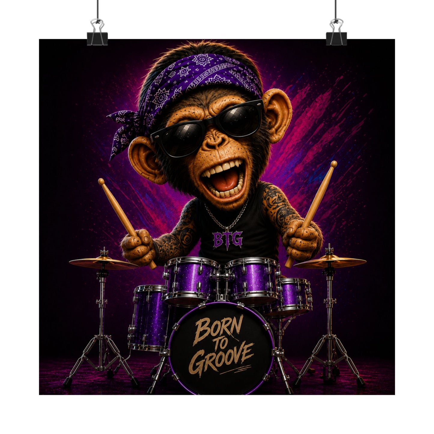 Born to Groove (Monkey) - Poster
