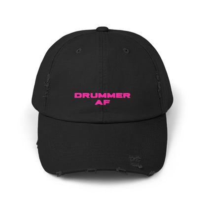 Drummer AF - Hat (distressed - magenta)