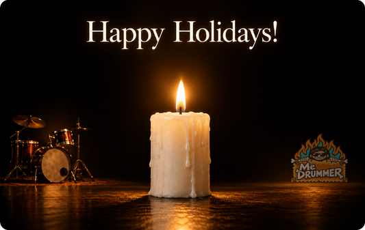 Gift Card - Happy holidays - candle glow